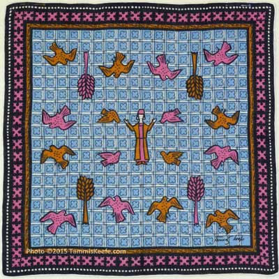 Saint Francis, LIght Blue