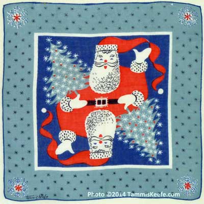 Santa, Blue