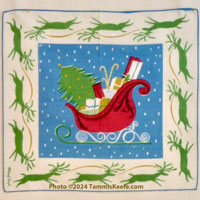 Sleigh, Blue