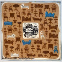 Upholstery, Blue